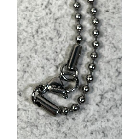 Bain X Miller dog tag set American Flag Our Father Prayer stainless stel - Picture 5 of 8